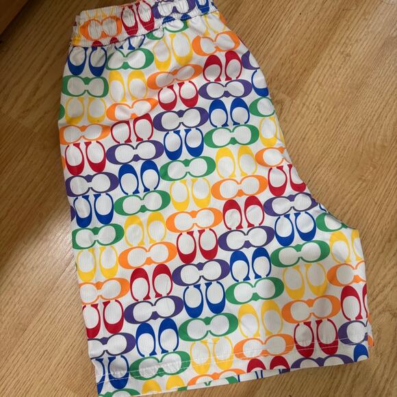 🌈Coach Rainbow Signature Swim Trunks - Picture 7 of 11
